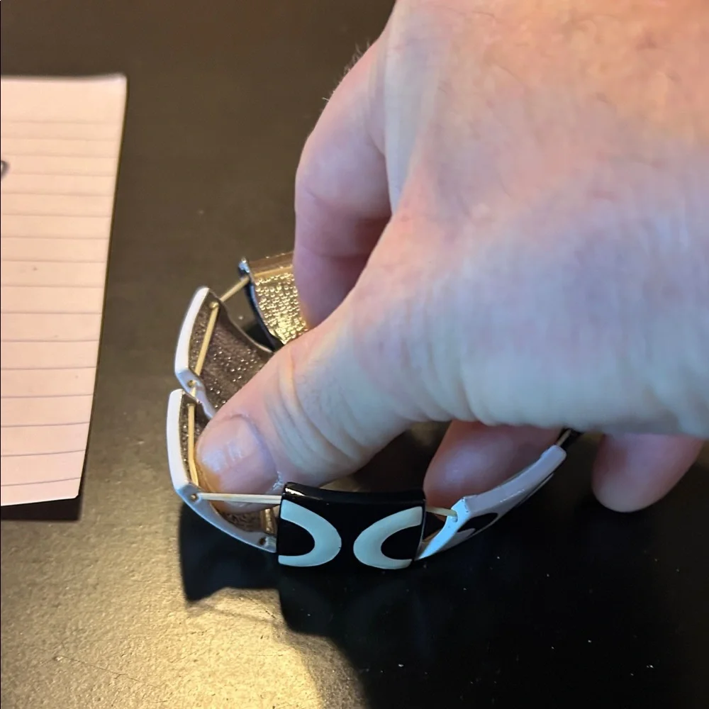 Stylish Black and White Wearable Bracelet